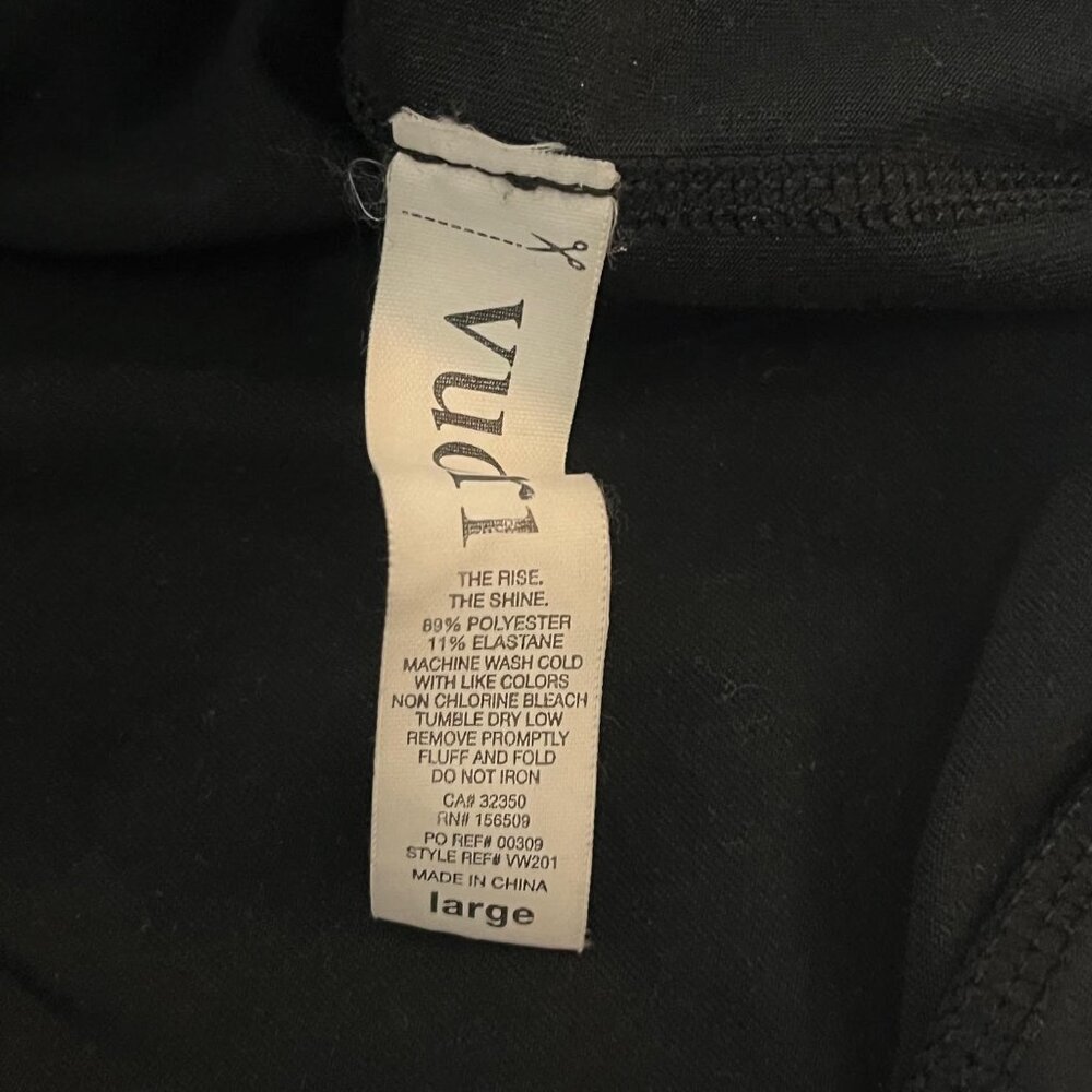 Vuori Womens Halo Performance Hoodie Size L Black Full Zip Dreamknit Gym - Picture 12 of 13